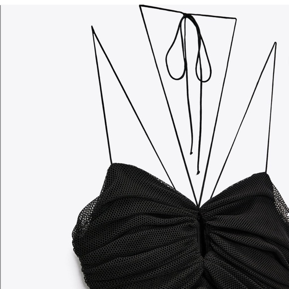 Zara Black Midi Dress - Picture 3 of 5